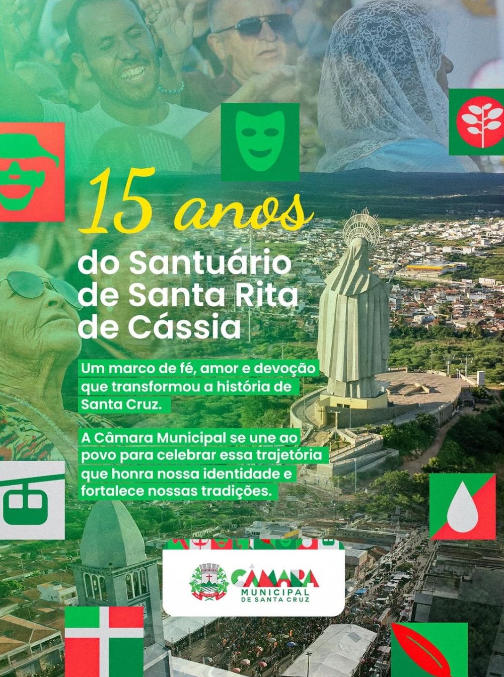 15 anos do Santuário de Santa Rita de Cássia!