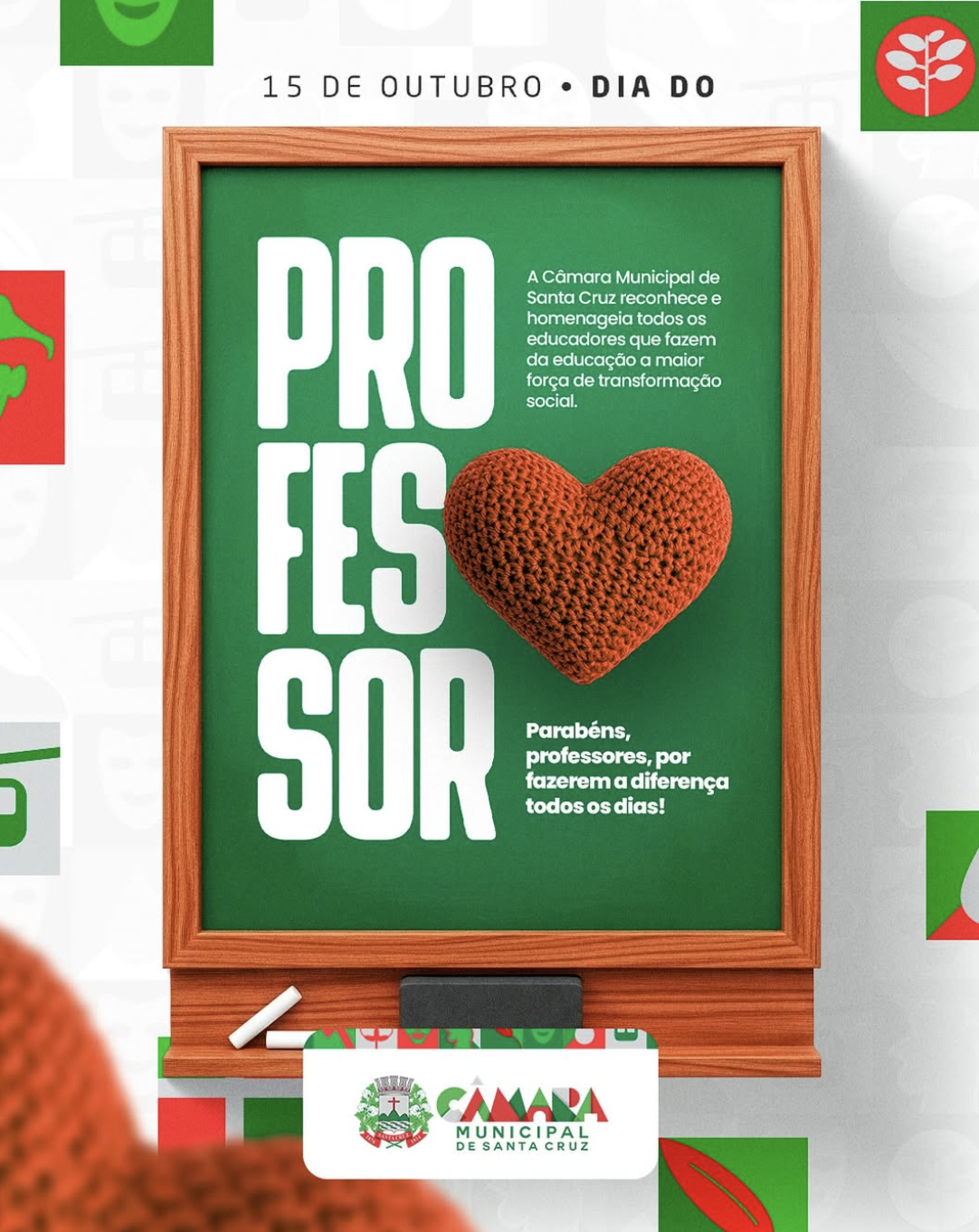 15 de Outubro: Câmara Municipal de Santa Cruz Celebra o Dia dos Professores, a Maior Força de Transformação Social