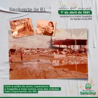 1° de abril de 1981 - Há exatos 40 anos acontecia a maior tragédia de Santa Cruz/RN