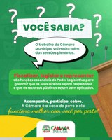 A Atuação do Legislativo Transforma Realidades: Participe!