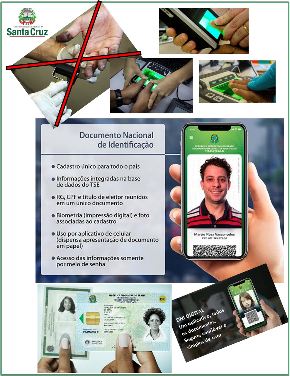 Câmara Municipal de Santa Cruz agora conta com o serviço de emissão de identidades.