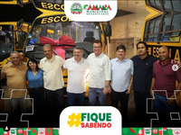 Entrega de mais uma parte da frota municipal de veículos