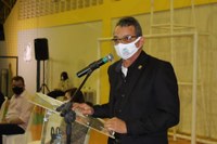 PRESIDENTE DA CÂMARA MUNICIPAL DE SANTA CRUZ PARTICIPA DE INAUGURAÇÃO DA NOVA QUADRA POLIESPORTIVA  "MANOEL BORGES DA SILVA (NETO BORGES)"