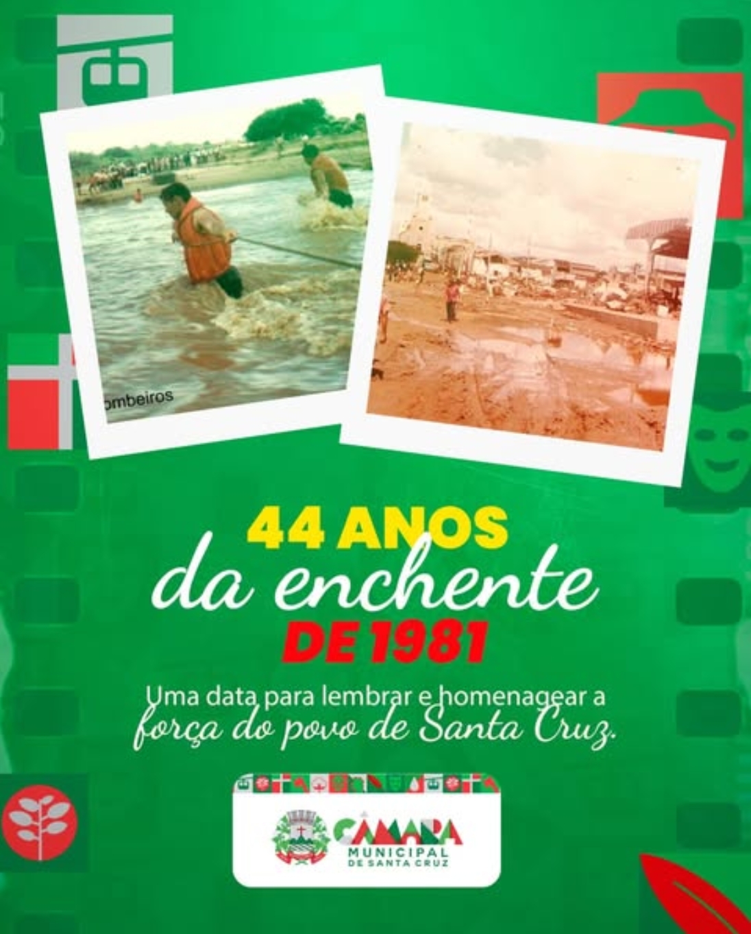 Santa Cruz Lembra e Honra os Corajosos da Enchente de 1981