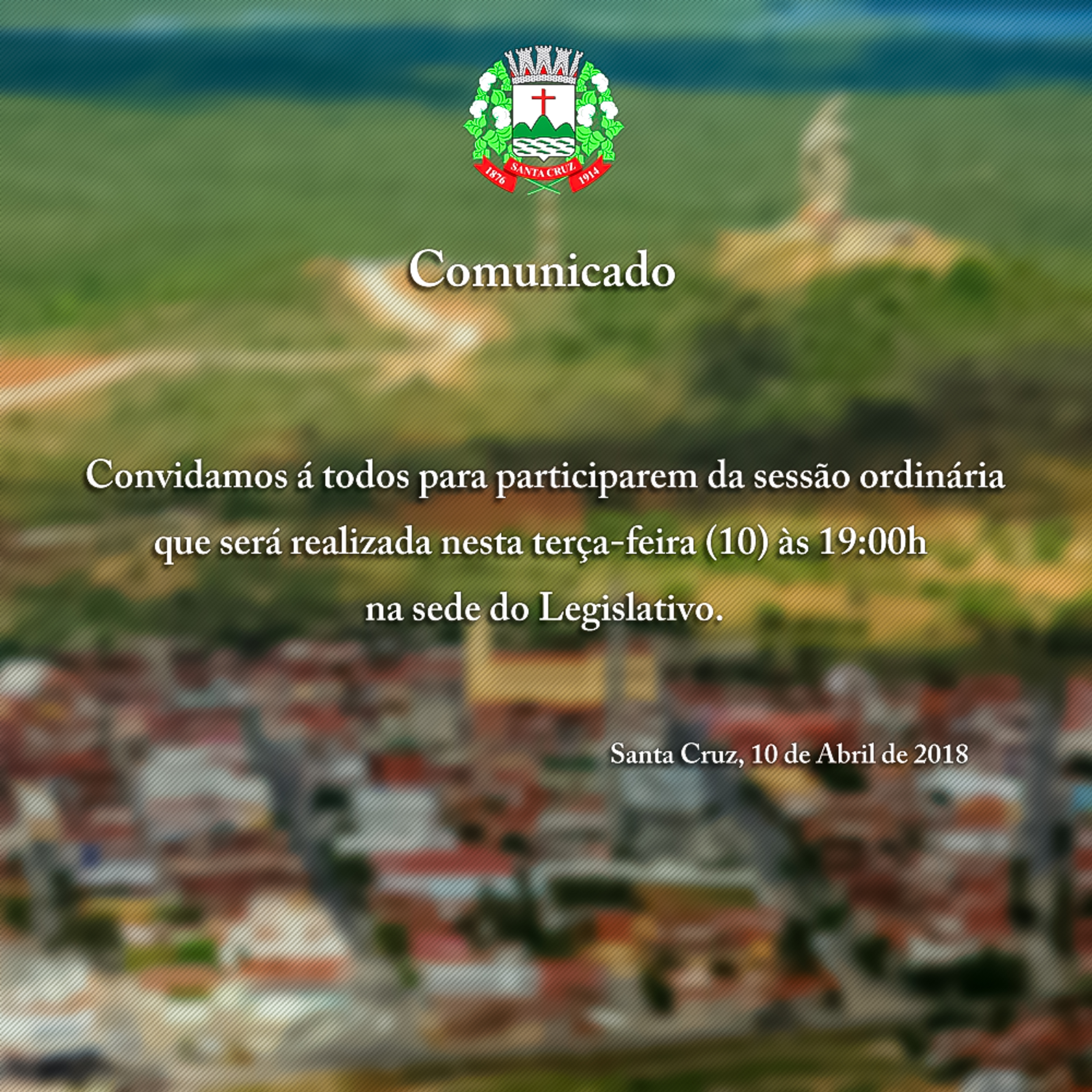 Sessão Ordinária 10/04/2018.