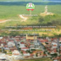 Sessão Ordinária 13/03/2018.